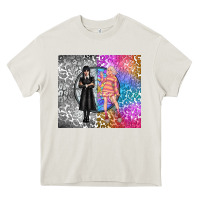 Cream gothic girl and colorful girl best friends Heavy Core Tee - TumblerDesignByShophia