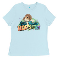 Little Mister Hops A Lot Easter Day Ladies Tee | Teevron