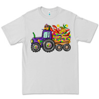 Dove Grey mardi gras tractor Premium Tee - CowGirlArtShop