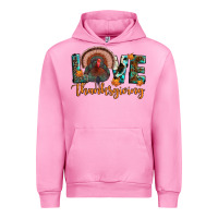 Fuchsia Pink love thanksgiving Urban Hoodie - JahusDesignShop
