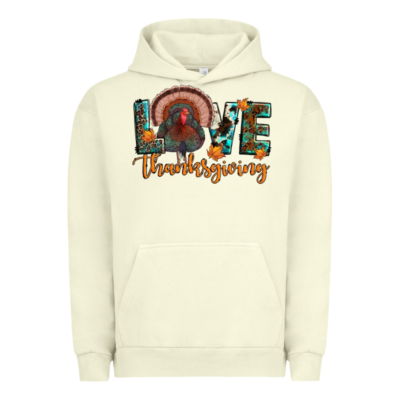 Love Thanksgiving Urban Hoodie by JahusDesignShop | Teevron
