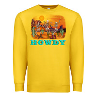 Lemon western skeleton Premium Sweatshirt - AdoDesignShop