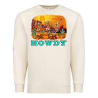 Sandshell western skeleton Premium Sweatshirt - AdoDesignShop