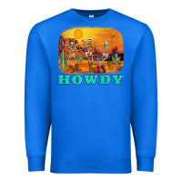 True Royal western skeleton Premium Sweatshirt - AdoDesignShop