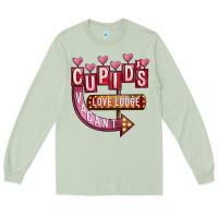 Matcha Valentines Day Cupid's Love Lodge Long Sleeve Tee - FaDigitalArtStudio