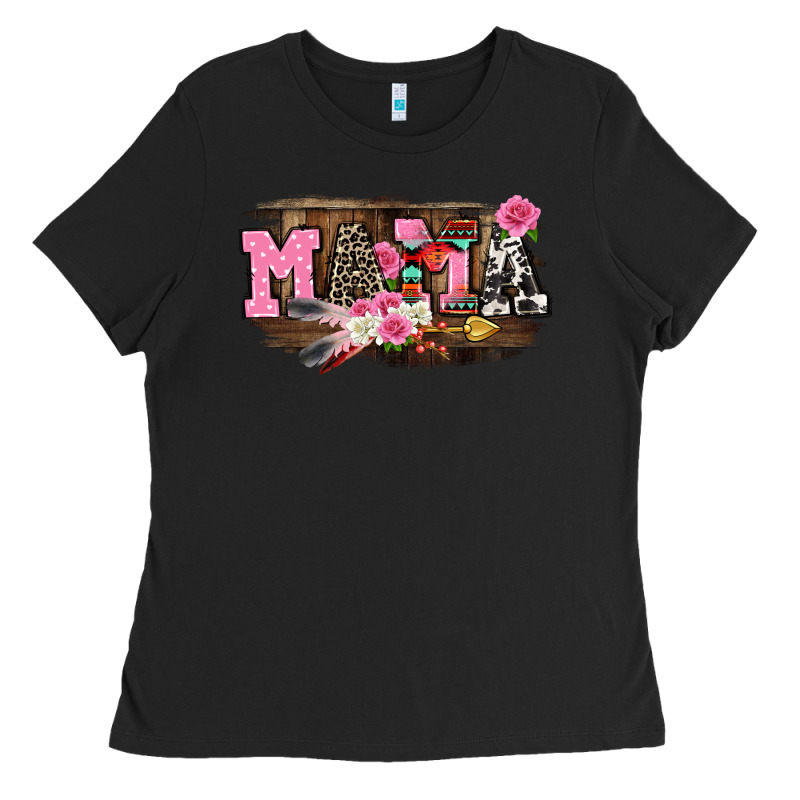 Mother's Day Mama Ladies Tee by CowGirlArtShop | Teevron