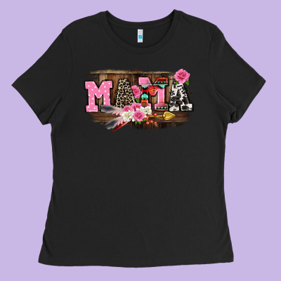Mother's Day Mama Ladies Tee Designed By Cowgirlartshop