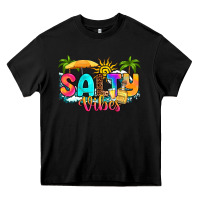 Black salty vibes Heavy Core Tee - RanaPortraitStore