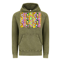 Vintage Olive Easter Brushstrokes Vintage Hoodie - BundleAndBundleShop