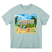 Arona summer caravan life Heavy Core Tee - TumblerDesignByShophia