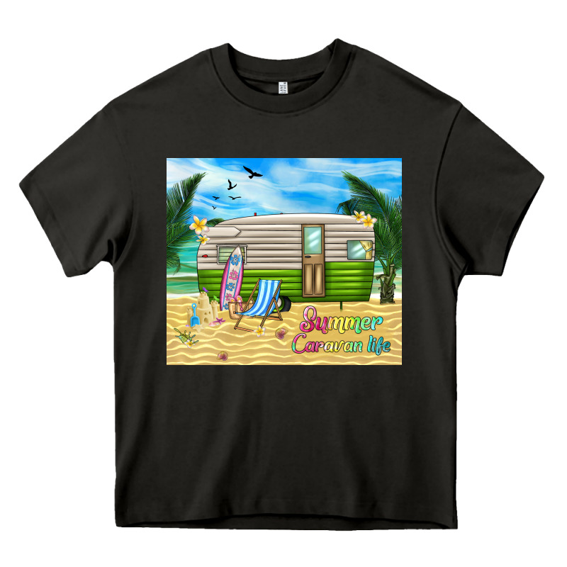 Summer Caravan Life Heavy Core Tee by TumblerDesignByShophia | Teevron