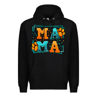 Black Cat dog mama Mother's Day Premium Hoodie - LillyAllenDesigns