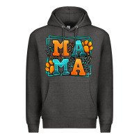Charcoal Heather Cat dog mama Mother's Day Premium Hoodie - LillyAllenDesigns