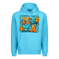 Ocean Blue Cat dog mama Mother's Day Premium Hoodie - LillyAllenDesigns