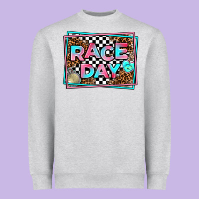 Race Day Heavyweight Sweatshirt Designed By Adodesignshop