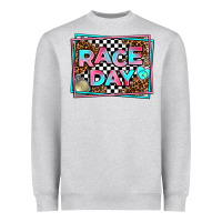 Heather Grey race day Heavyweight Sweatshirt - AdoDesignShop