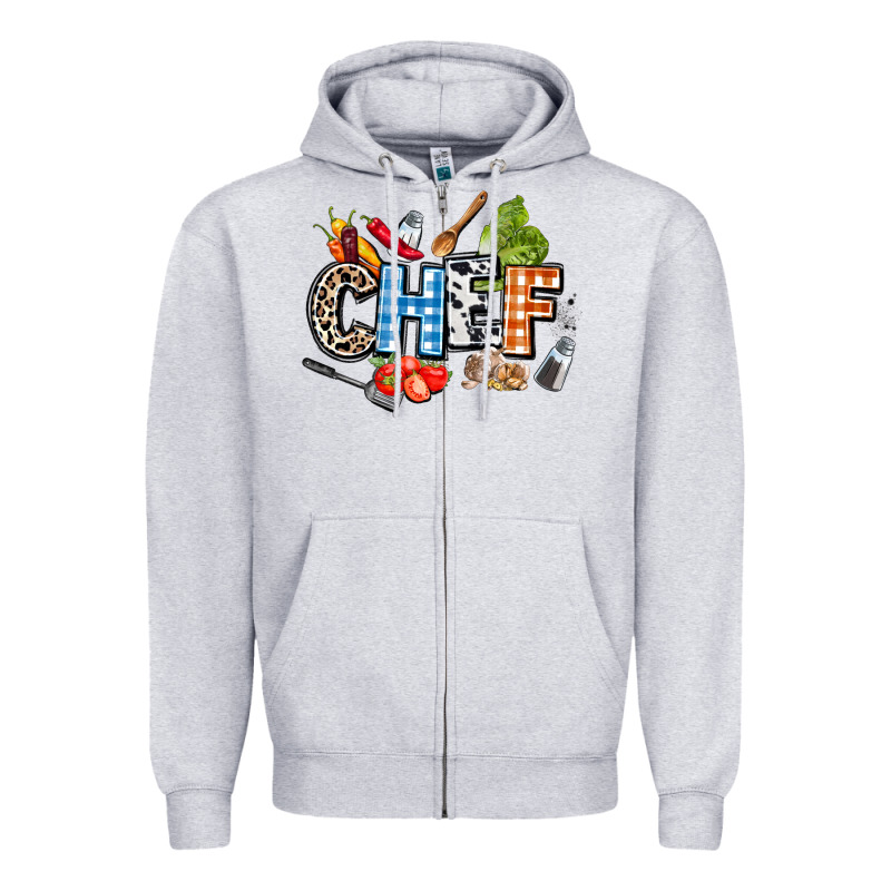 Chef Zipper Hoodie by AdoDesignShop | Teevron