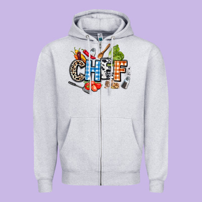 Chef Zipper Hoodie Designed By Adodesignshop