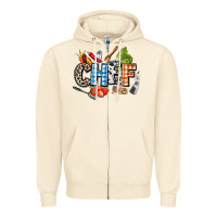 Sandshell chef Zipper Hoodie - AdoDesignShop