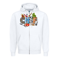 White chef Zipper Hoodie - AdoDesignShop