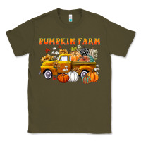 Army Green pumpkin farm Classic Tee - CowGirlArtShop