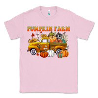 Bubblegum Pink pumpkin farm Classic Tee - CowGirlArtShop