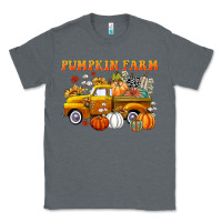 Charcoal Heather pumpkin farm Classic Tee - CowGirlArtShop