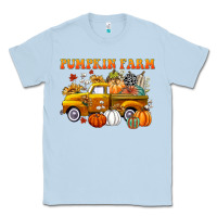 Dusty Blue pumpkin farm Classic Tee - CowGirlArtShop