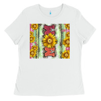 White Mom leopard Ladies Tee - CowGirlArtShop