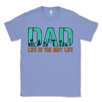 Colony Blue dad life is the best life Classic Tee - Artiststas