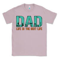 Lilac dad life is the best life Classic Tee - Artiststas