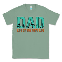 Sage dad life is the best life Classic Tee - Artiststas