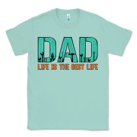 Seafoam dad life is the best life Classic Tee - Artiststas