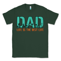 Sports Green dad life is the best life Classic Tee - Artiststas