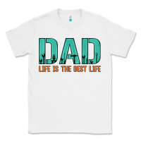 White dad life is the best life Classic Tee - Artiststas