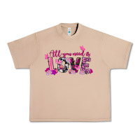 Burro All you need is love Valentine's Day Urban Heavy Tee - FaDigitalArtStudio