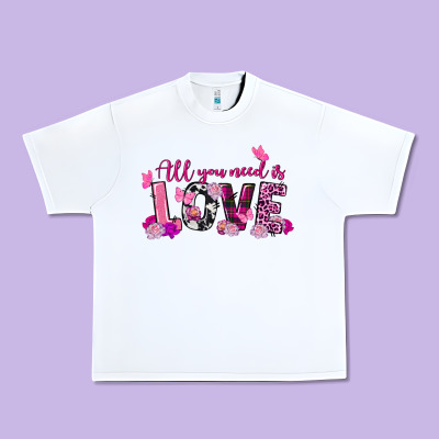 All You Need Is Love Valentine's Day Urban Heavy Tee Designed By Fadigitalartstudio