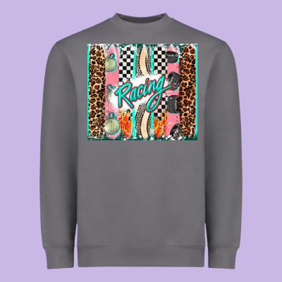 Racing Brushstroke Heavyweight Sweatshirt Designed By Adodesignshop