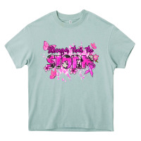 Arona Stronger than the storm Cancer Awareness Heavy Core Tee - HowdyJamesFarm