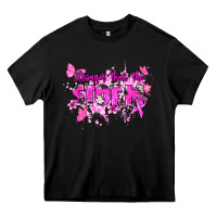 Black Stronger than the storm Cancer Awareness Heavy Core Tee - HowdyJamesFarm