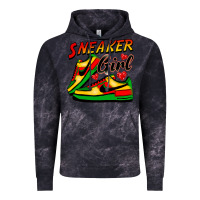 Cloud Black sneaker girl Vintage Hoodie - FaDigitalArtStudio