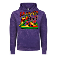 Cloud Purple sneaker girl Vintage Hoodie - FaDigitalArtStudio