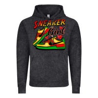 Vintage Black sneaker girl Vintage Hoodie - FaDigitalArtStudio