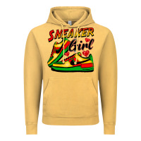 Vintage Mustard sneaker girl Vintage Hoodie - FaDigitalArtStudio