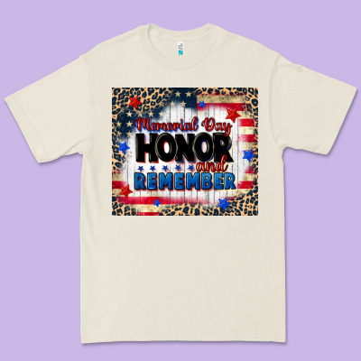 Memorial Day Honor And Remember Premium Tee Designed By Cowgirlartshop
