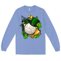 Colony Blue st.patrick's day volleyball Long Sleeve Tee - FaDigitalArtStudio