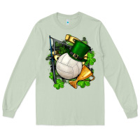 Matcha st.patrick's day volleyball Long Sleeve Tee - FaDigitalArtStudio