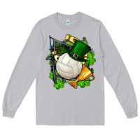 Moon Dust st.patrick's day volleyball Long Sleeve Tee - FaDigitalArtStudio