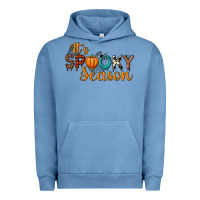 Pigment Pebble Blue it's spooky seanson Urban Hoodie - JahusDesignShop