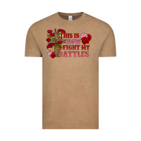 Vintage Coffee This is how i fight my battles Valentine's Day Vintage Tee - FaDigitalArtStudio